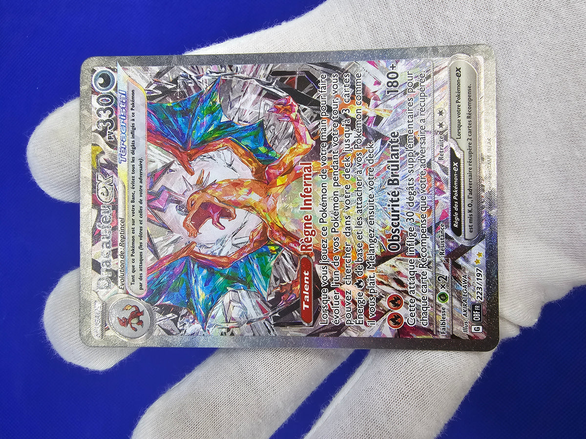 Dracaufeu ex 223/197 SIR Flammes Obsidiennes Pokémon FR Alt Secret