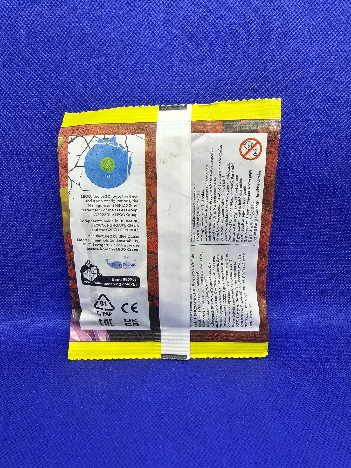 Golden Oni Lloyd, LEGO Ninjago Crystalized, LEGO Blue Ocean, 2022, Sachet Scellé3