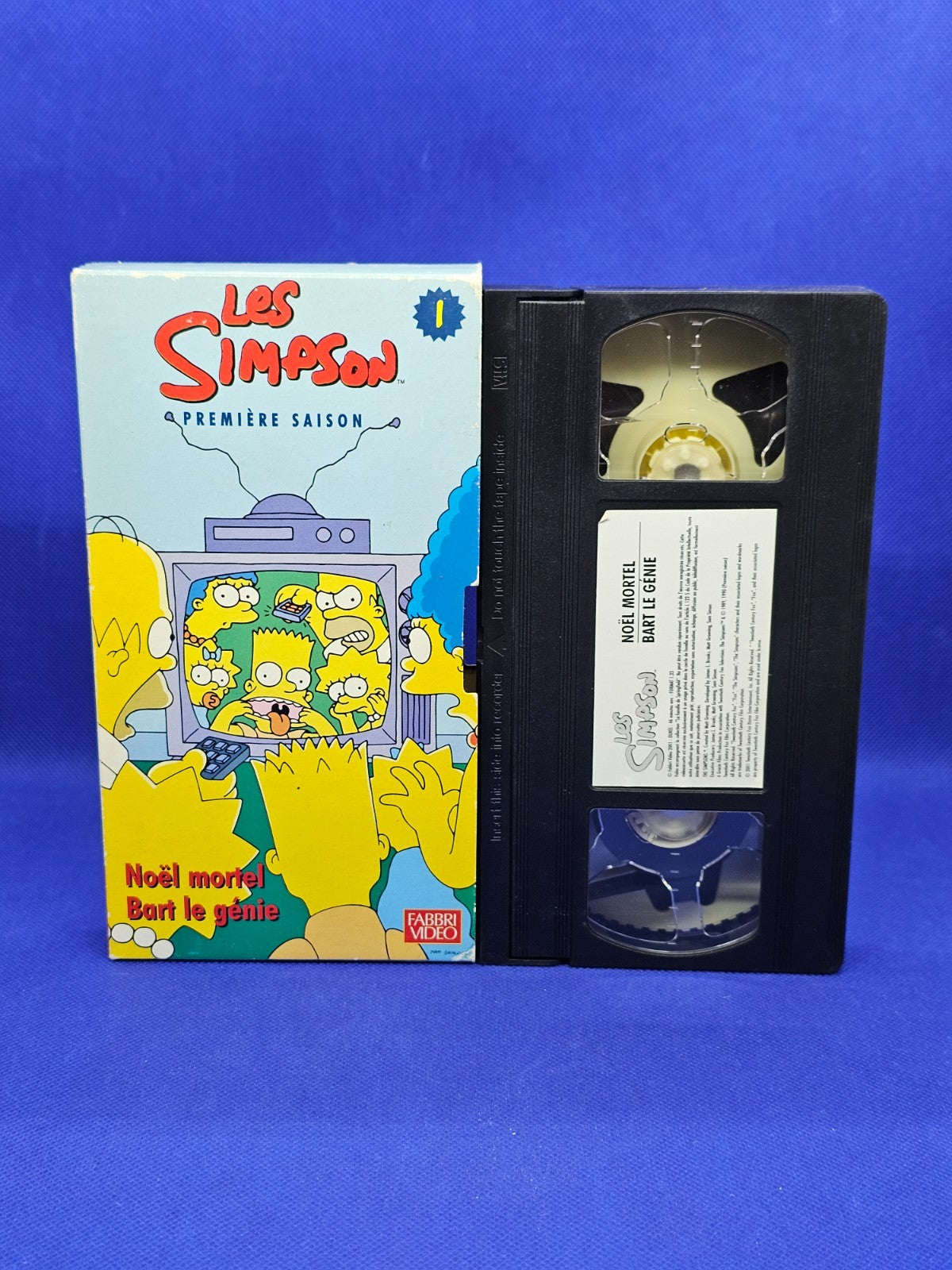 Les Simpson VHS Première Saison 1 Noël Mortel Bart le Génie Fabbri Video 20012