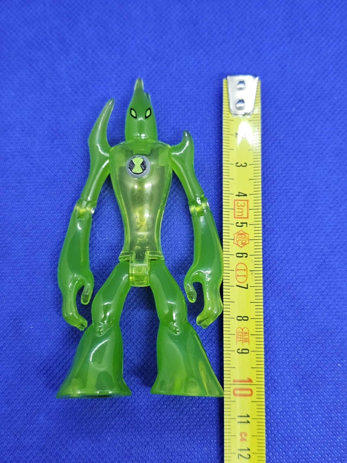 Goop Ben 10 Alien Force Bandai 2008 Figurine Verte Translucide 10 cm Incomplète3