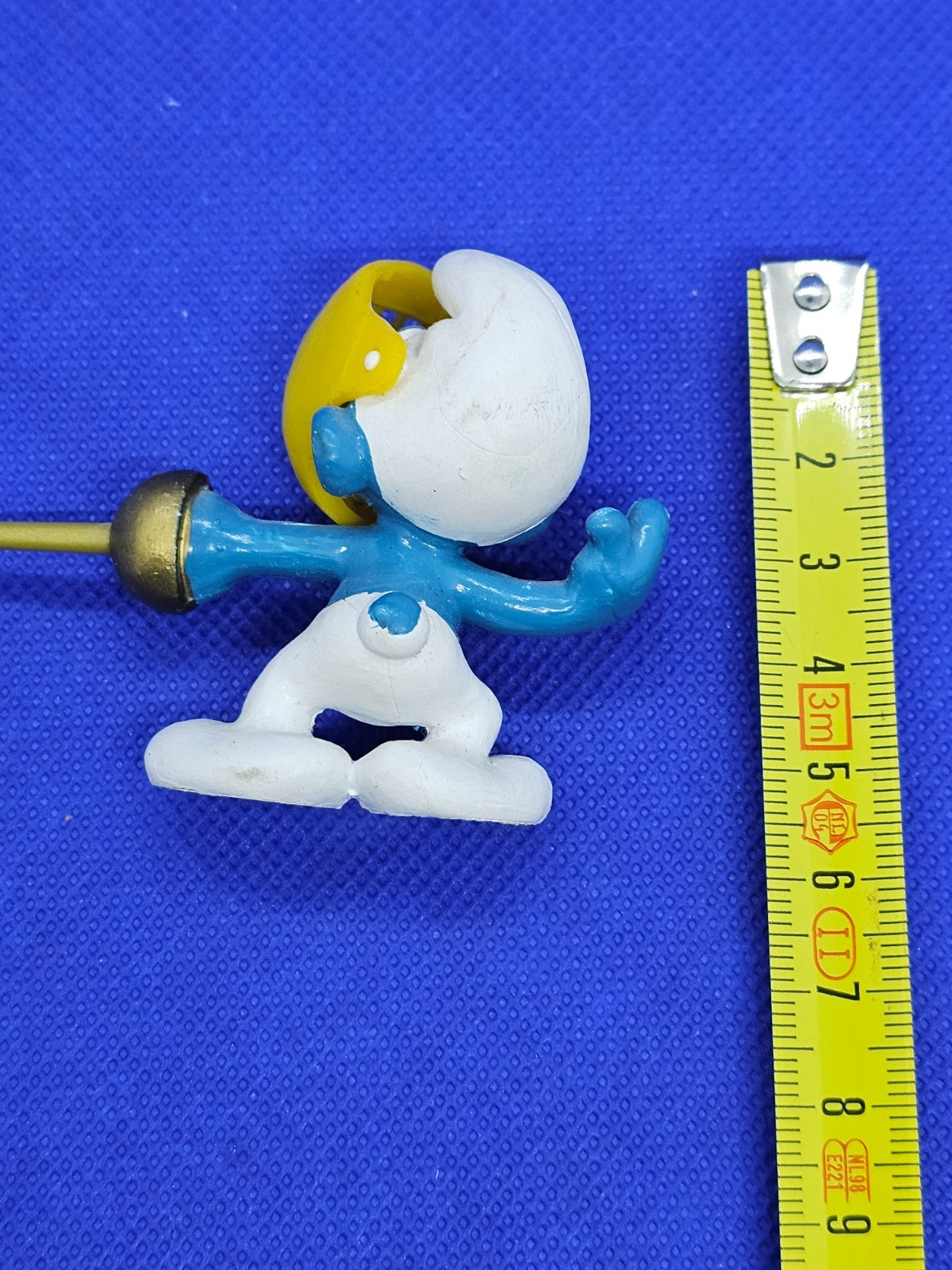 Schtroumpf Escrimeur Peyo Schleich 1979 W Germany Figurine Vintage5