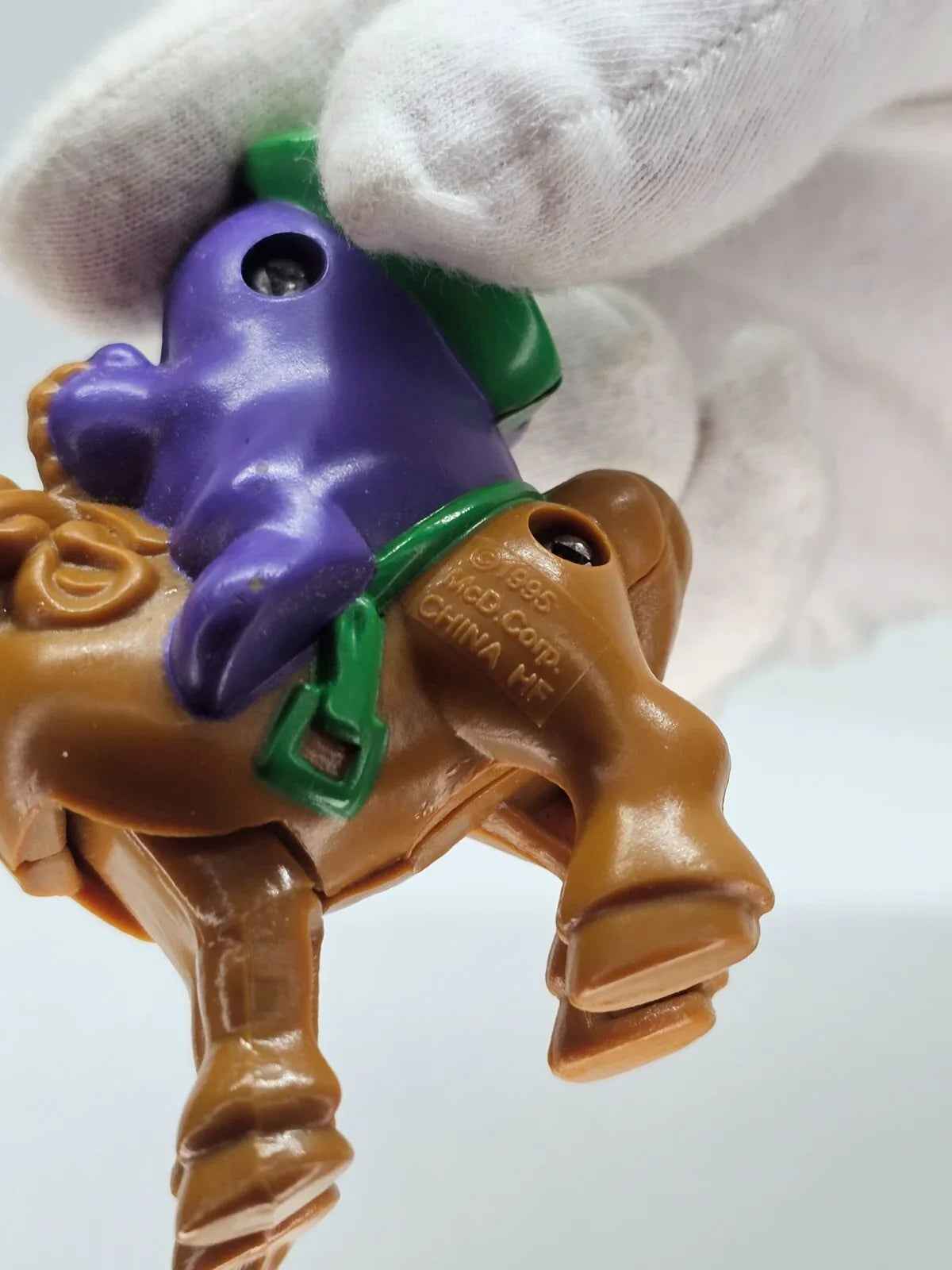 Grimace Cowboy à Cheval, McDonald's Happy Meal, 1995, 8 cm