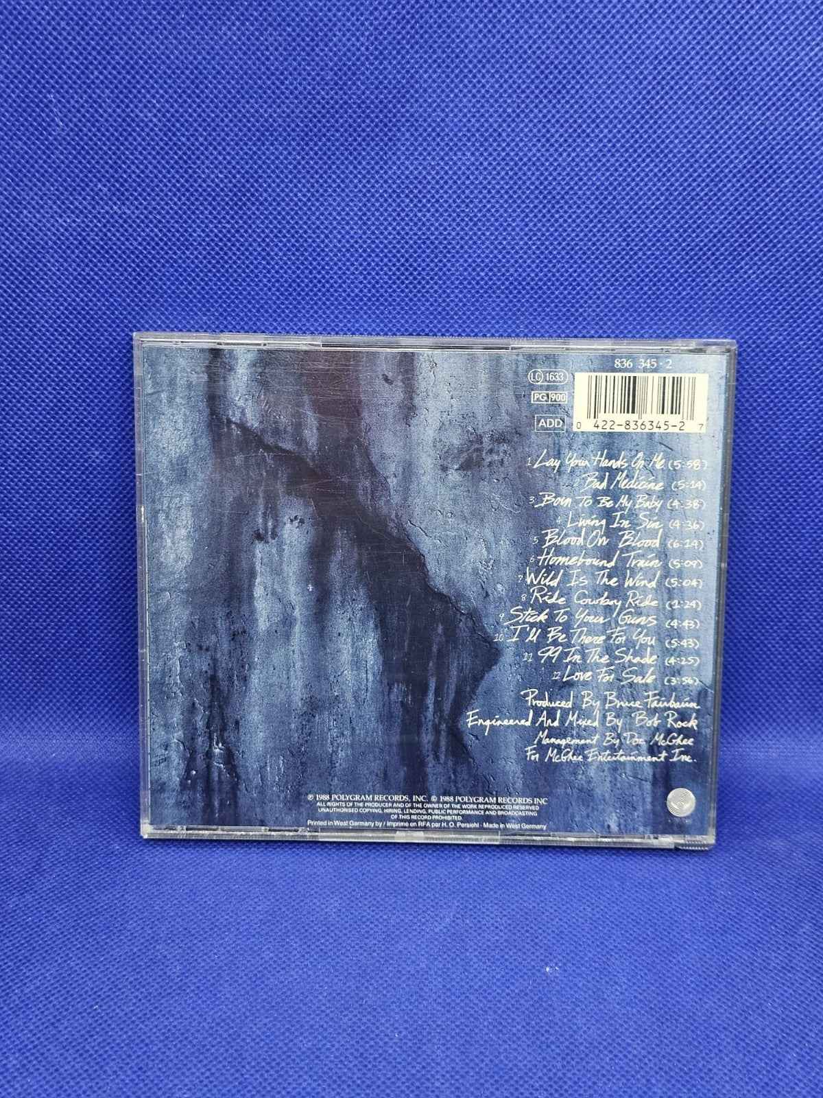 Bon Jovi New Jersey CD Mercury PolyGram 1988