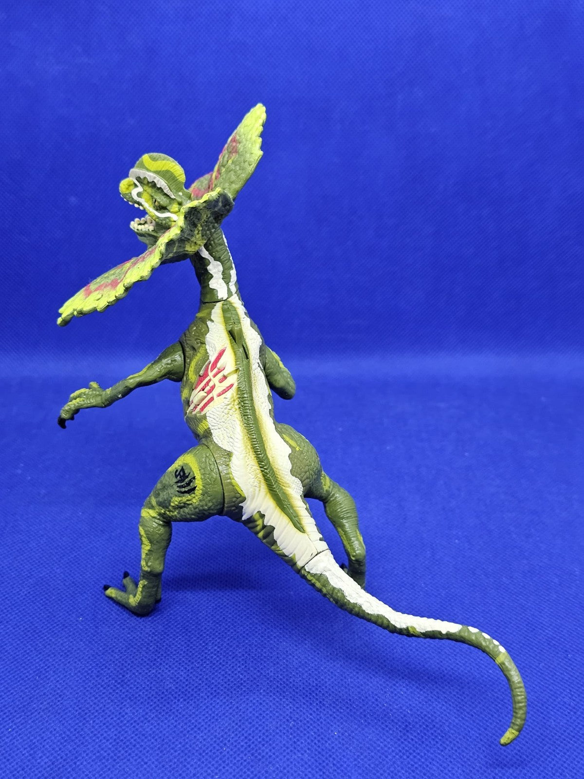 Dilophosaurus Jurassic Park Roaring Venom Spitter Hasbro 2000 Électronique HS5