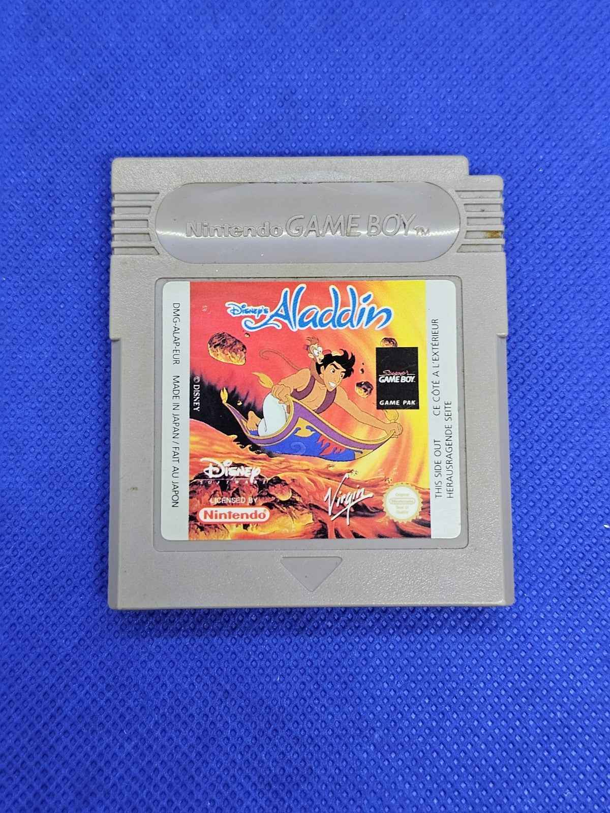 Disney Aladdin Nintendo Game Boy PAL EUR Virgin 1995 Cartouche #2