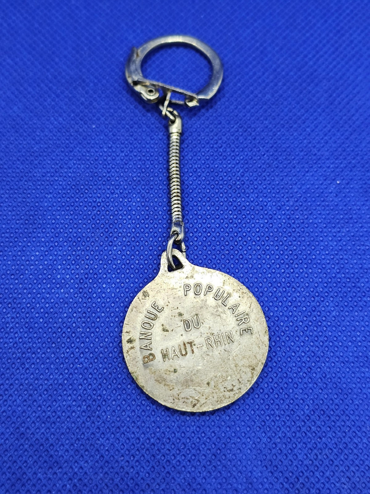 Porte-clés Banque Populaire Haut-Rhin Épargne Logement Vintage Métal1