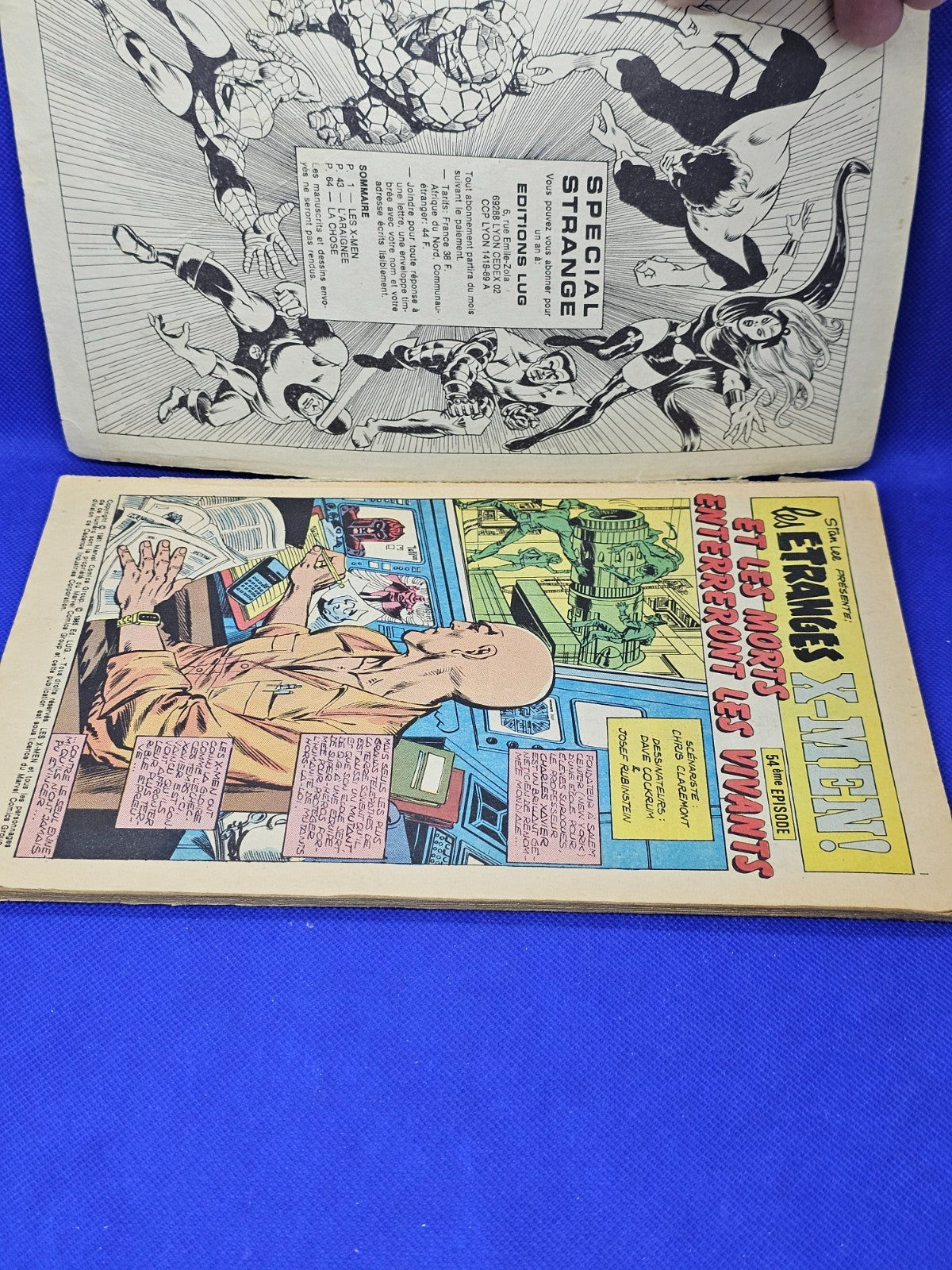 Special Strange 39 Marvel Lug Mars 1985 X Men Les Fantastiques BD Vintage3