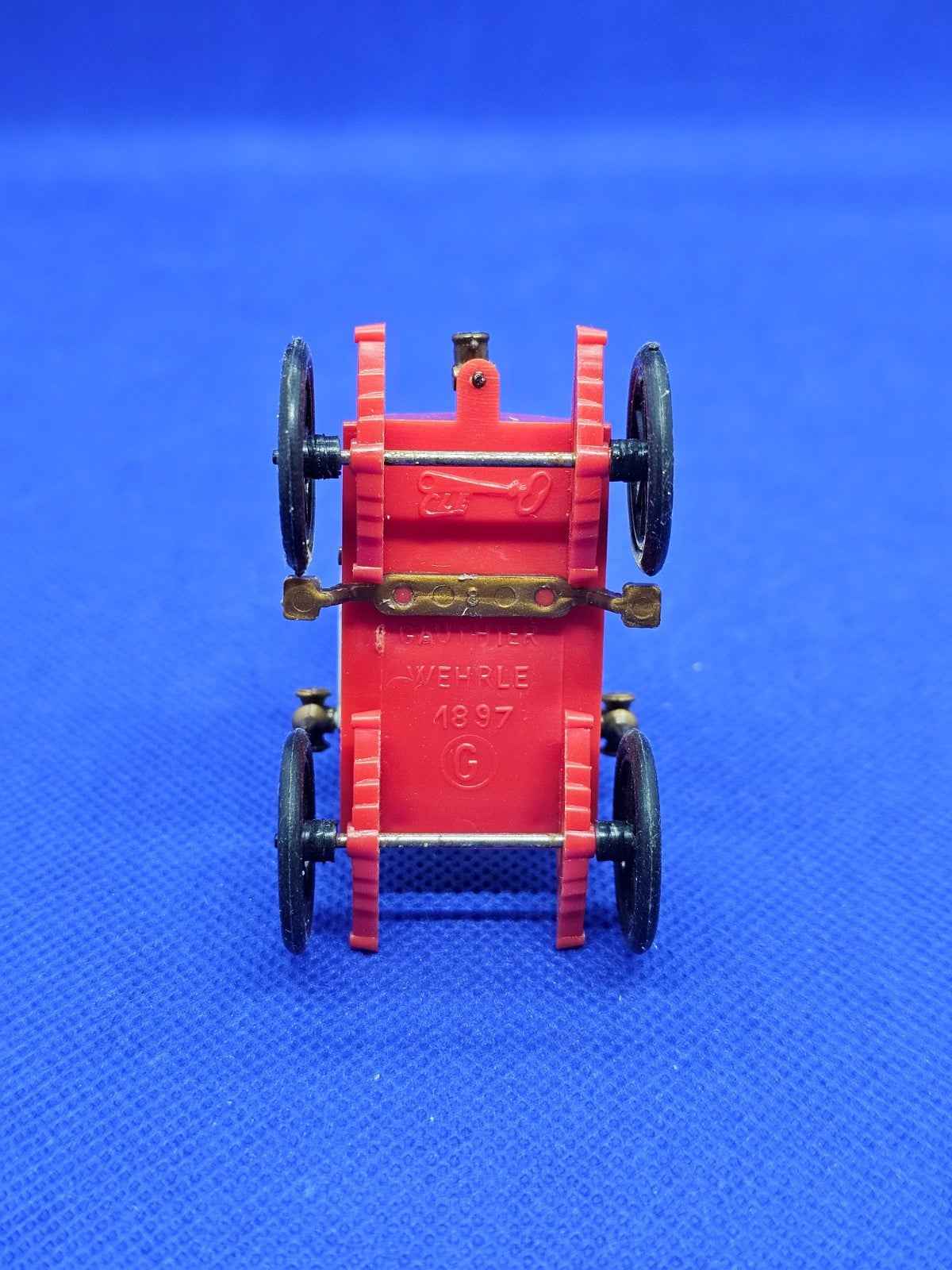 Gautier Wehrlé 1897 Huilor Clé voiture miniature publicitaire France 6 cm