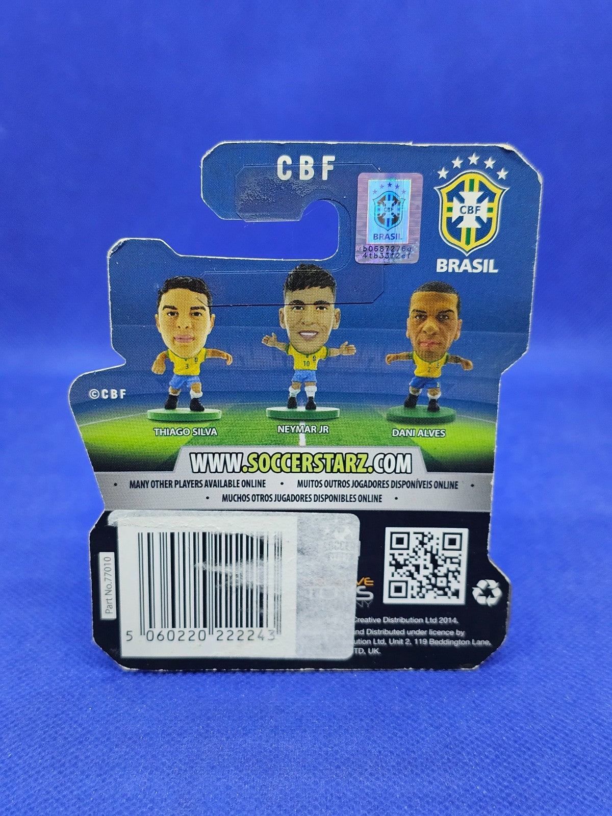 David Luiz Brésil CBF SoccerStarz Seleção Brasileira Creative Distribution 2014 1