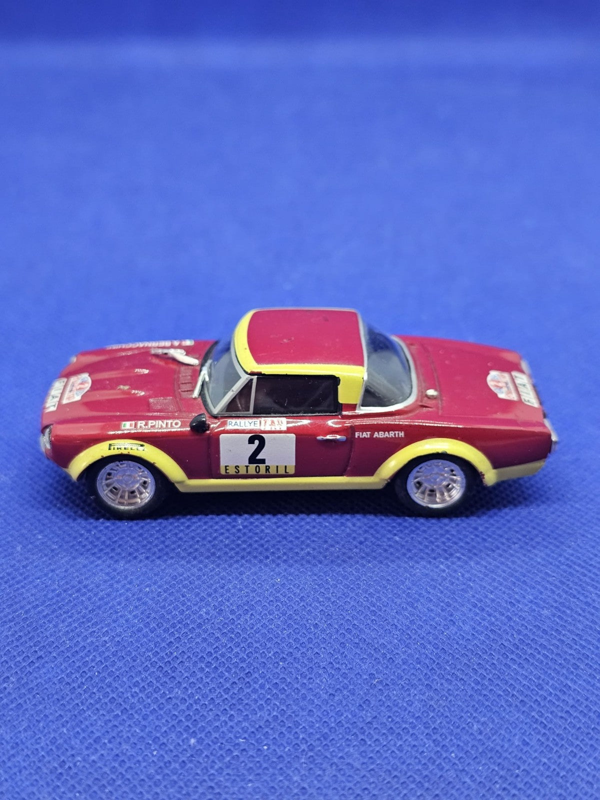 Fiat 124 Abarth Rally n°2 Pinto Portugal 1974 Altaya IXO 1434