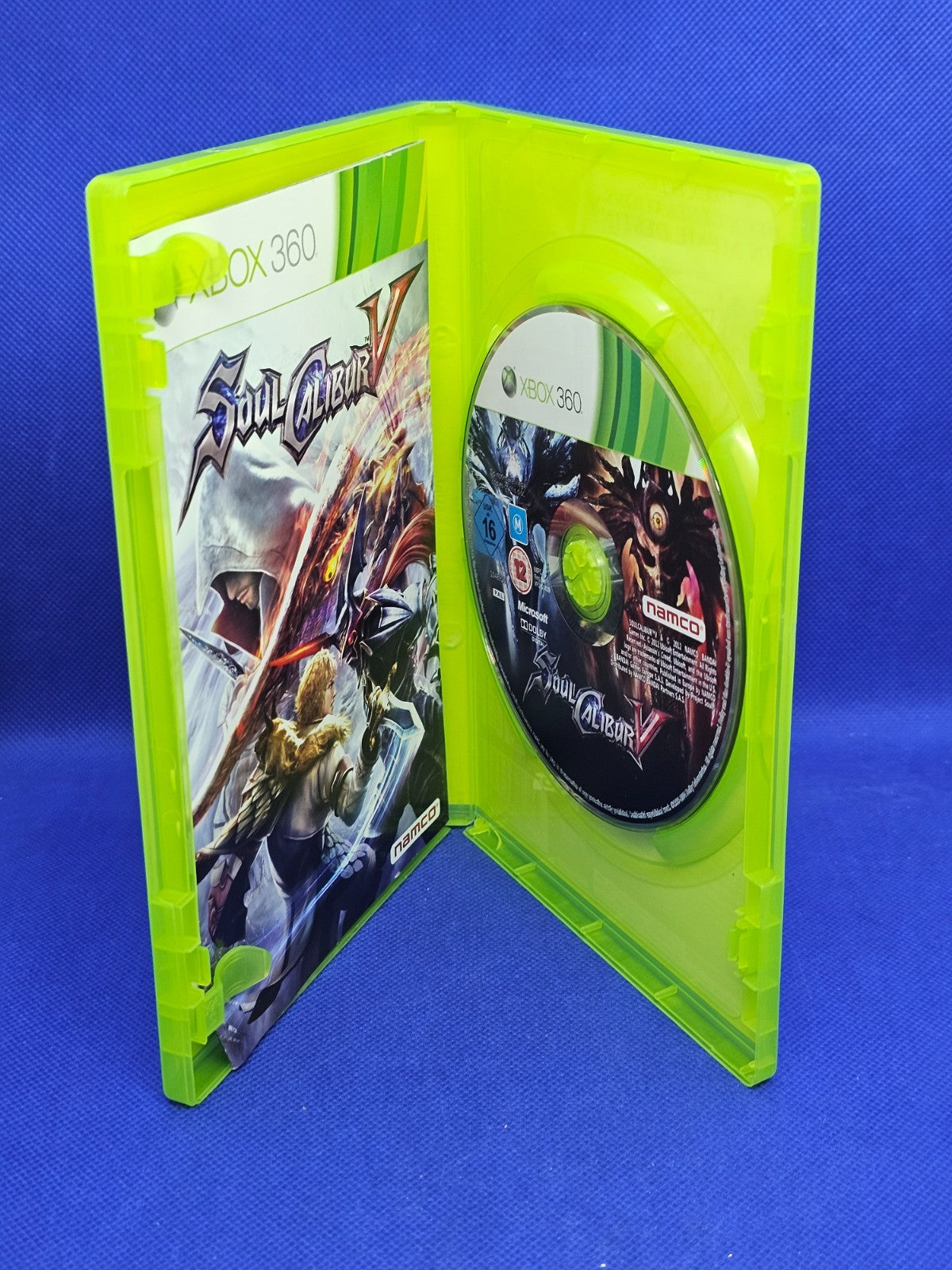 SoulCalibur V Xbox 360 PAL Français Namco Bandai 2012 complet2