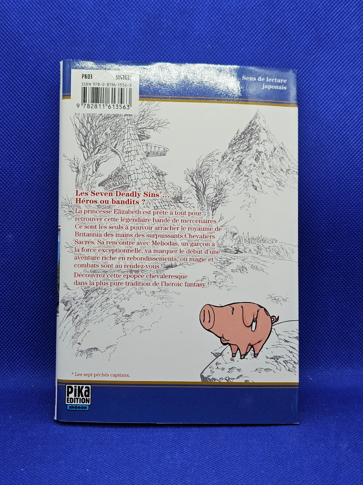 Seven Deadly Sins Tome 1 Manga Pika Nakaba Suzuki VF Shonen 20141