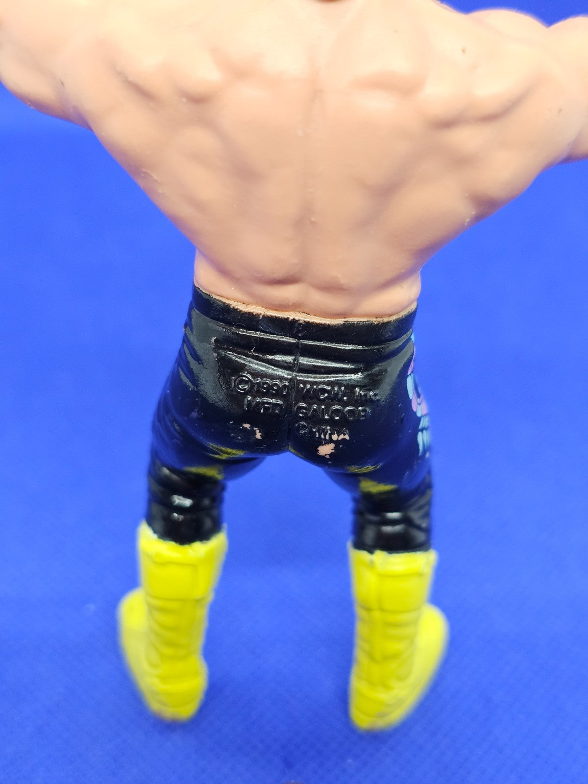 Figurine Sting WCW Wrestling Galoob 1990 avec Ceinture WCW Catch Vintage 12 cm5