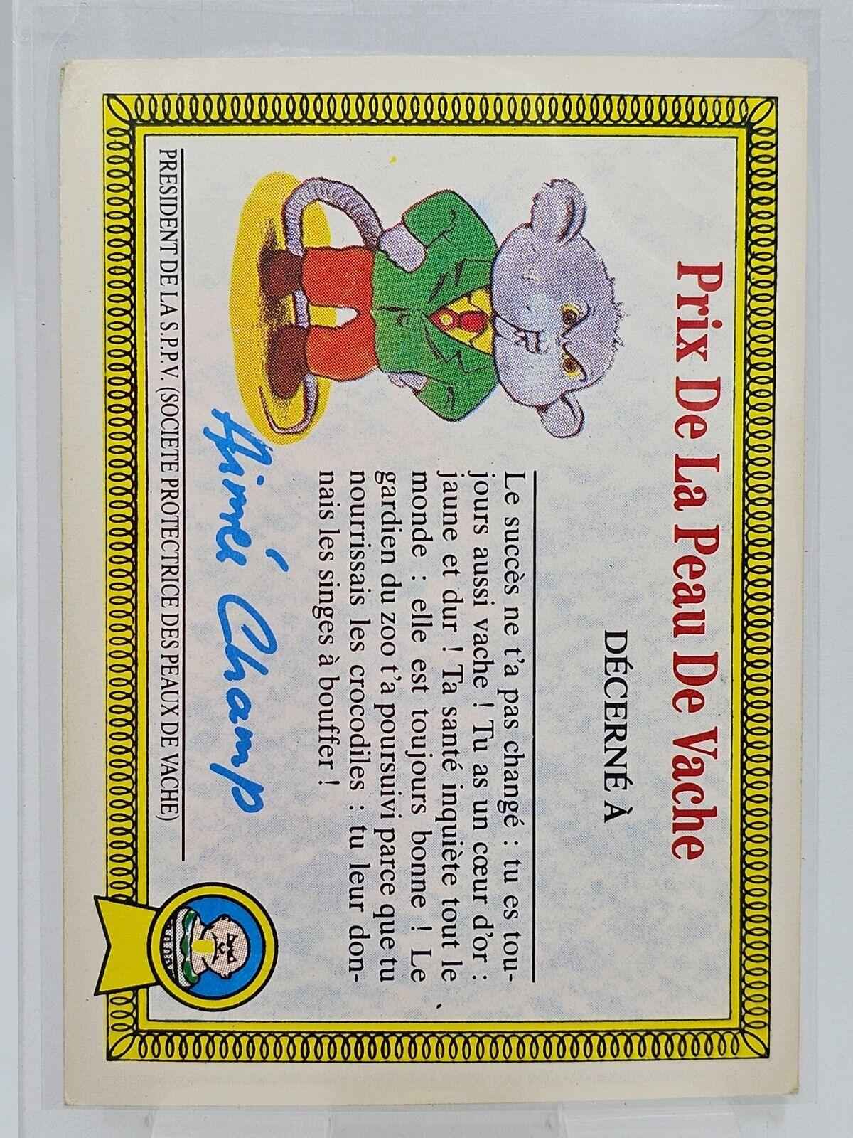 Carte Les Crados n°28 - Titus Sacapuces - 1985 - Topps