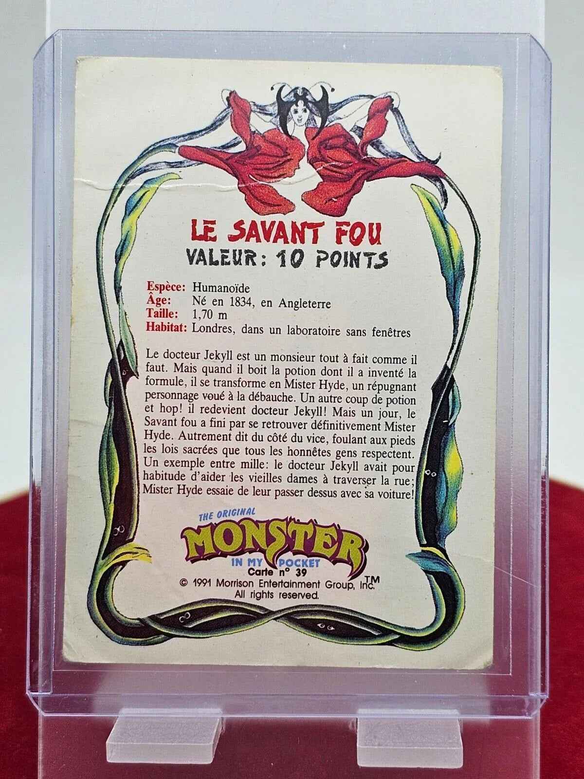 Carte - FR - VF - Monster In My Pocket MIMP - Le Savant Fou