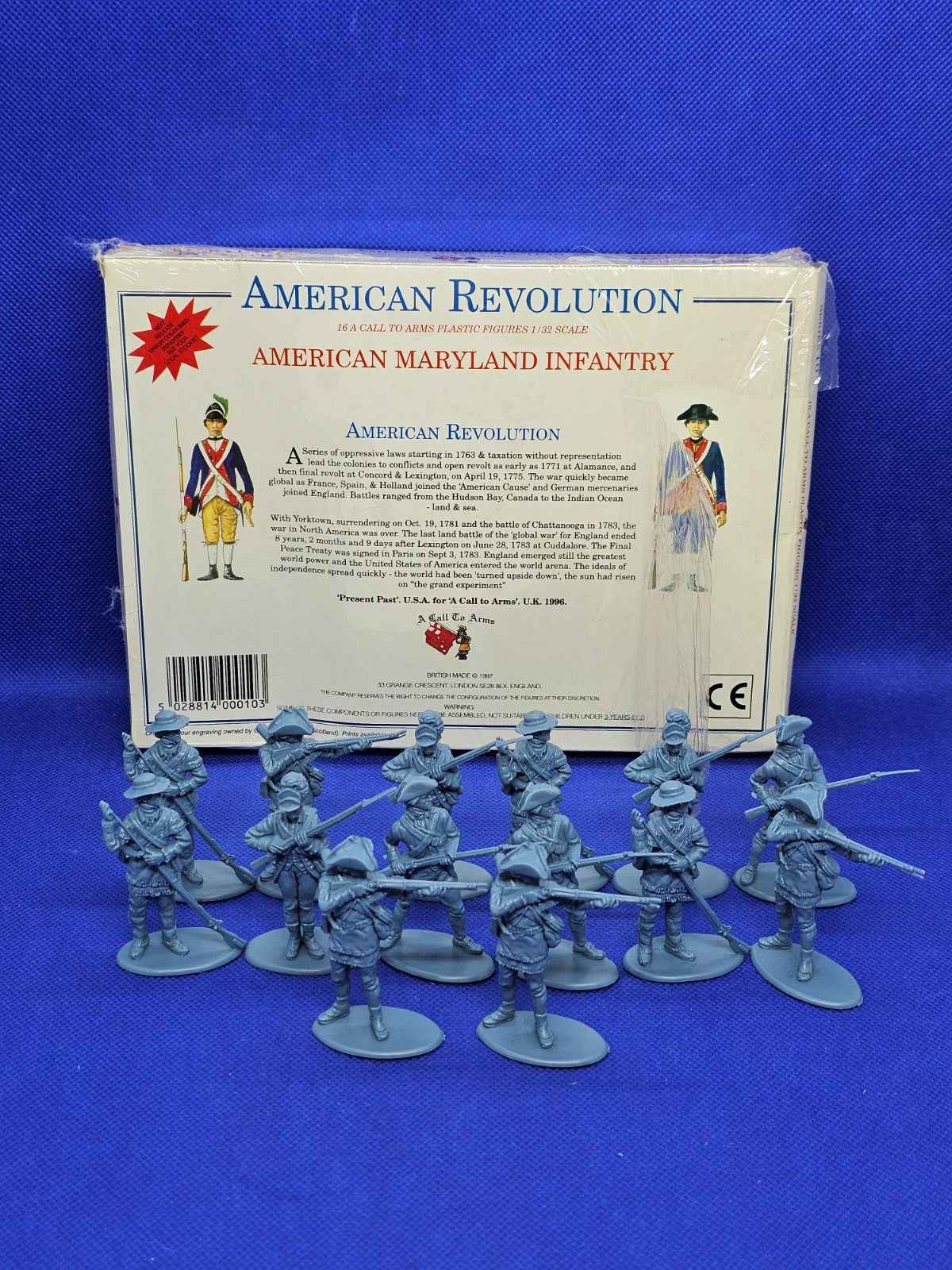 American Maryland Infantry American Revolution A Call to Arms 132 1997 14 figuri