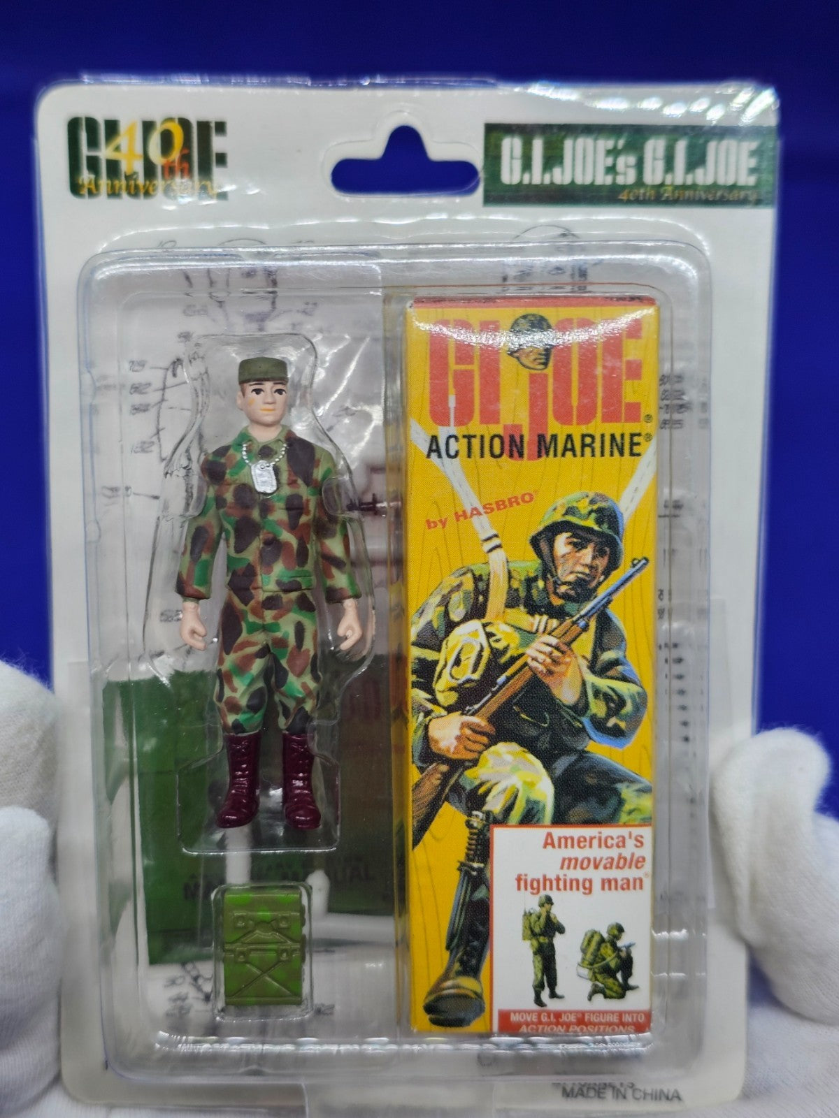 Figurine Vintage HQ OF JUNGLE Action Marine Hasbro 40th 1.35 – Soldier Sous Blis2