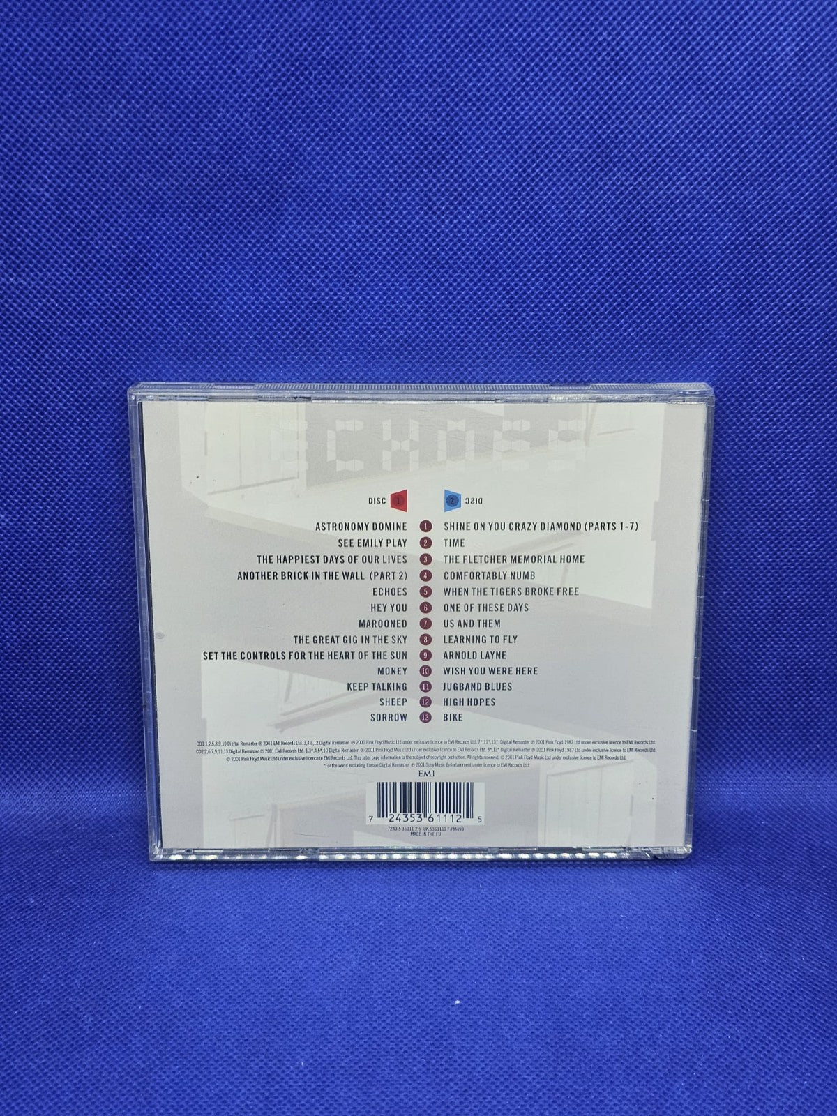 Pink Floyd Echoes The Best of Pink Floyd double CD EMI 2001 2CD3