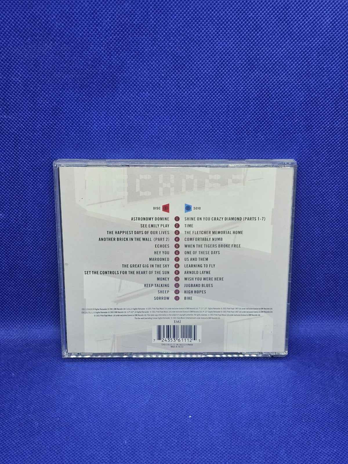 Pink Floyd Echoes The Best of Pink Floyd double CD EMI 2001 2CD