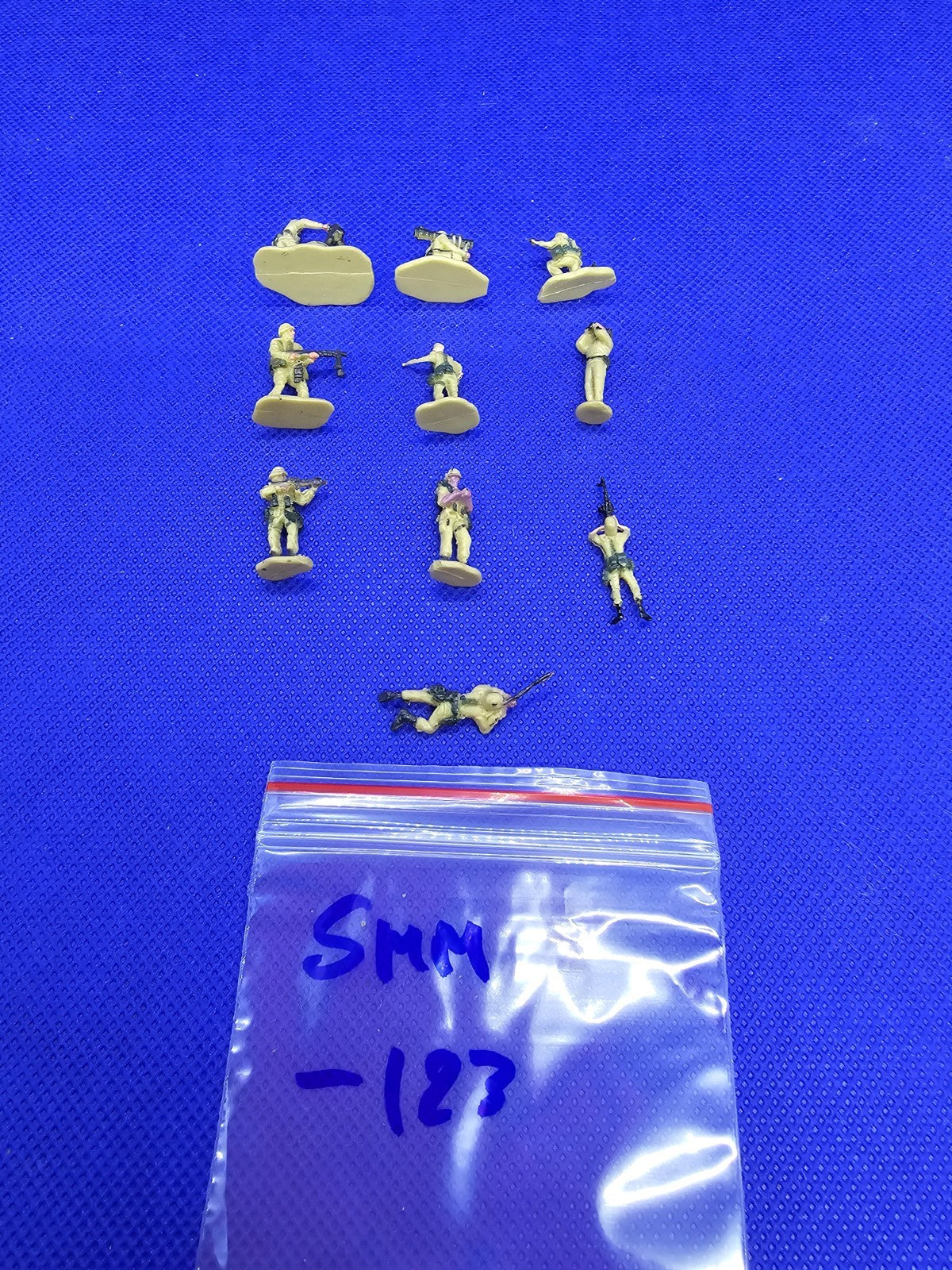 Soldats Desert Micro Machines Galoob Armée Militaire 1990 Lot 10 Figurines1