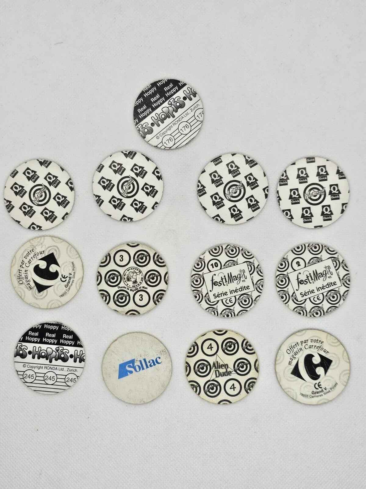 Lot de 13 Pogs (Lot 3) Divers