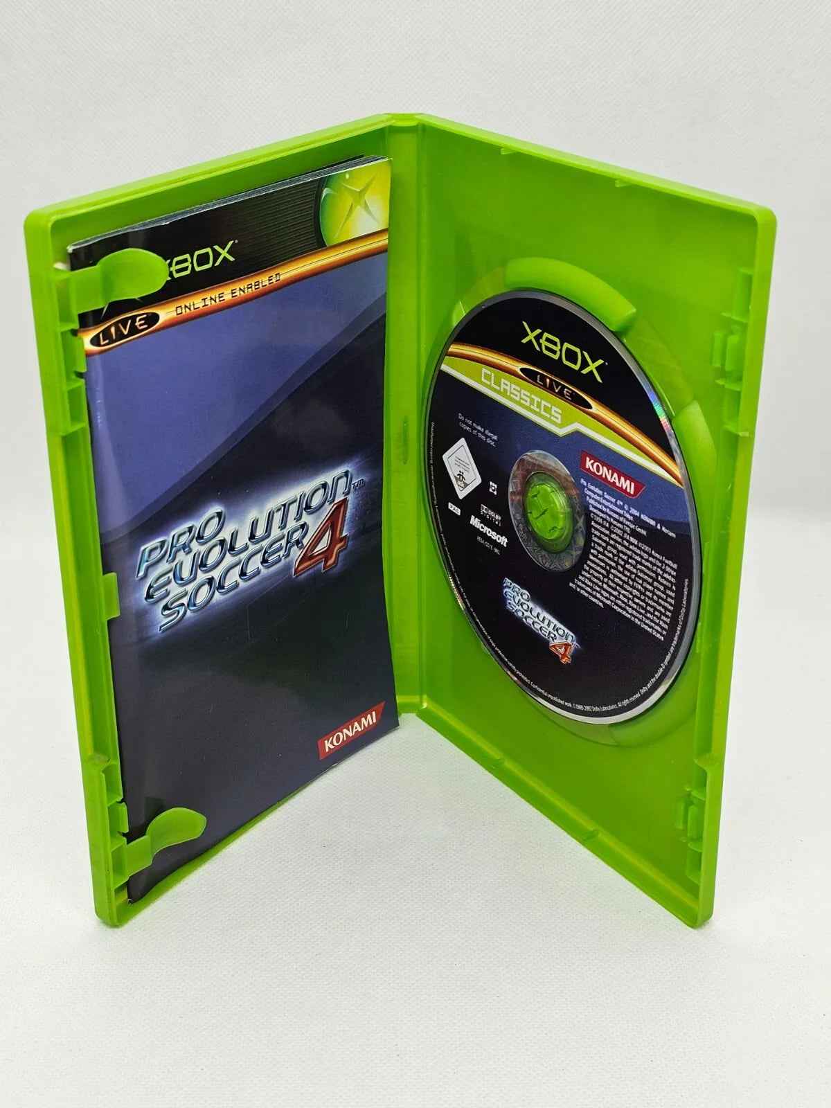 Pro Evolution Soccer 4, Xbox Classics, Konami, 2004, Version PAL Complet