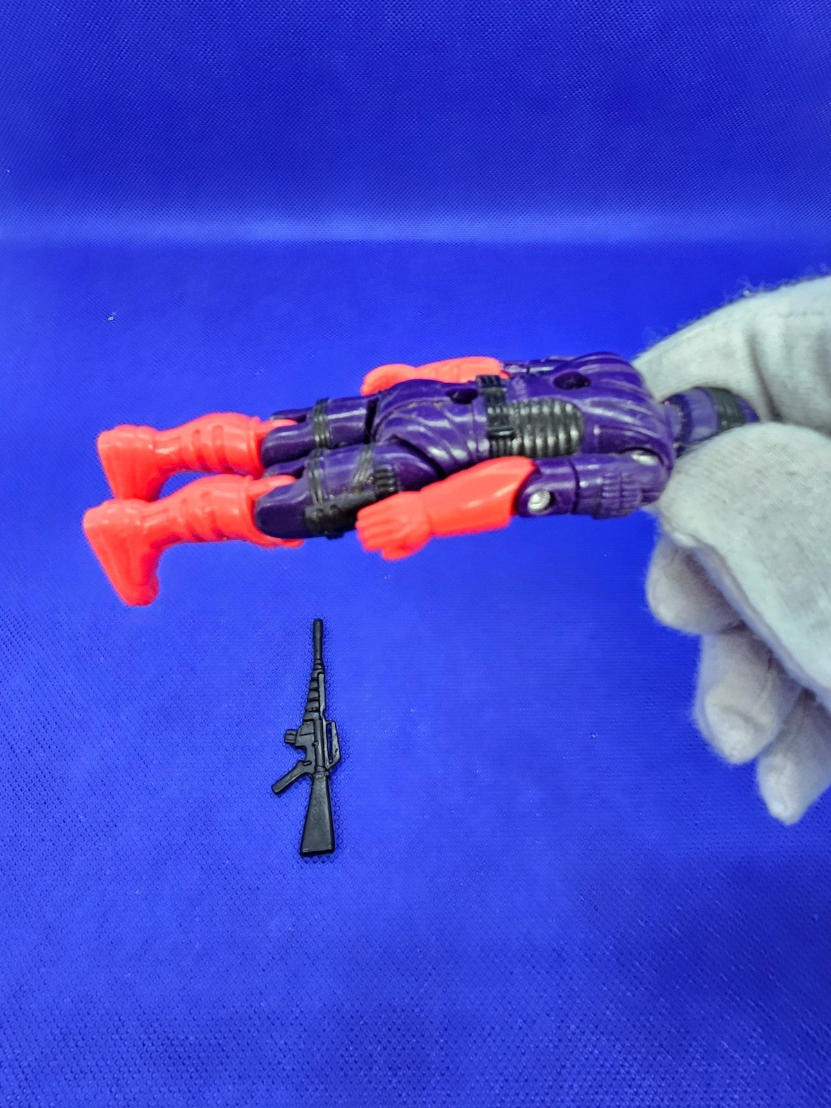 Figurine Battle Force Heroic Brigade Lanard années 90 ninja violet 10 cm2