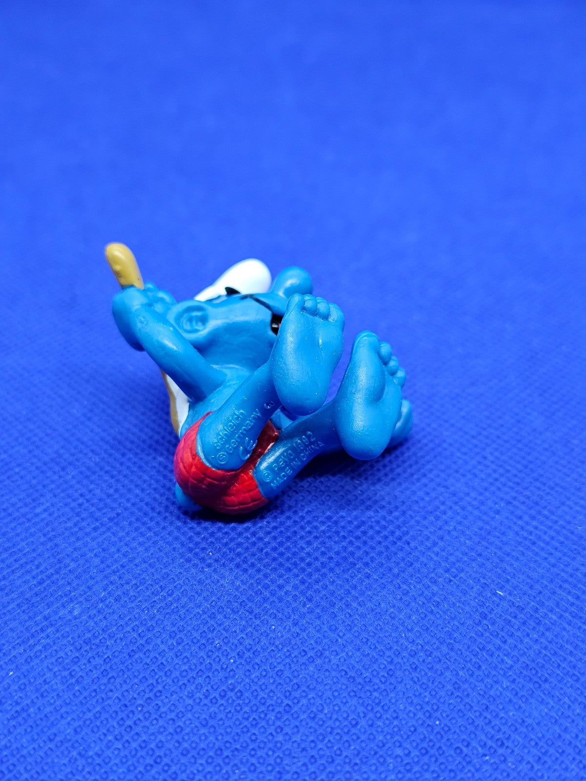 Schtroumpf au bain Super Schtroumpf 40235 Schleich Peyo 1982 Made in China2