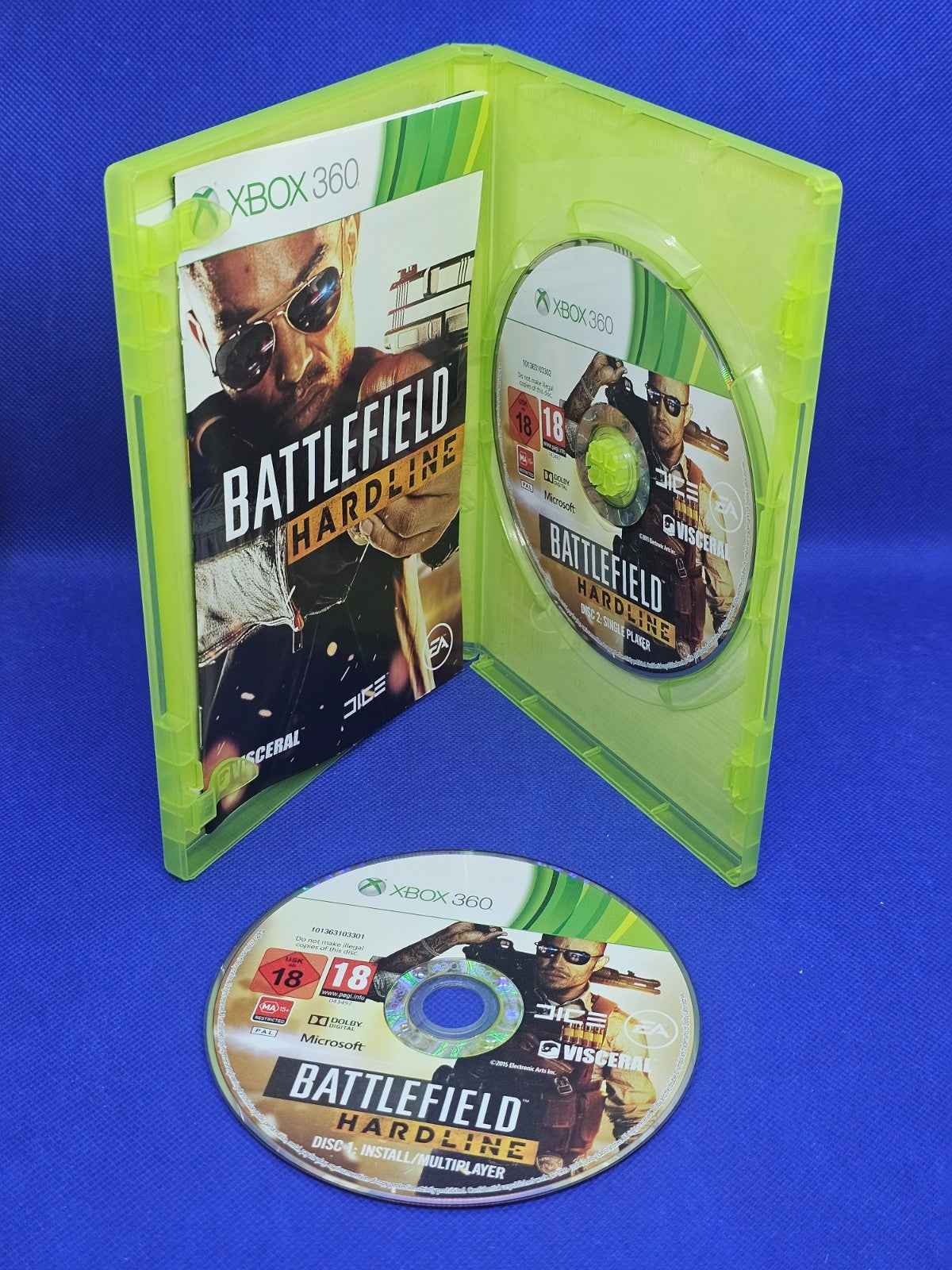 Battlefield Hardline Xbox 360 PAL France EA Visceral Games 2015 Complet 2 Disque