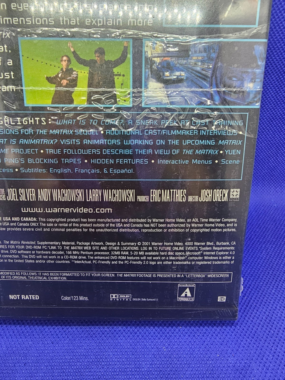 The Matrix Revisited DVD Zone 1 Warner Bros 2001 Making Of Animatrix4