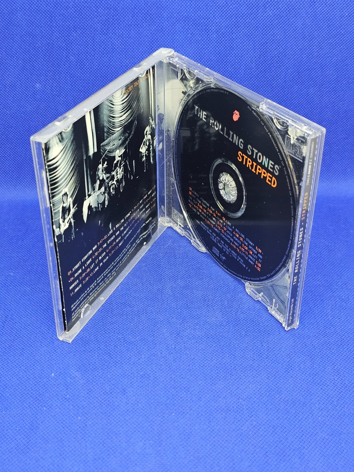 The Rolling Stones Stripped CD Live Acoustique Virgin Records 19952