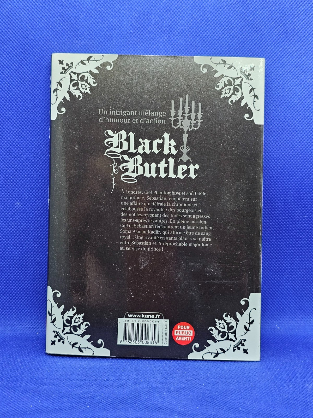 Black Butler Tome 4 Manga Kana Yana Toboso Dark Fantasy VF 20101