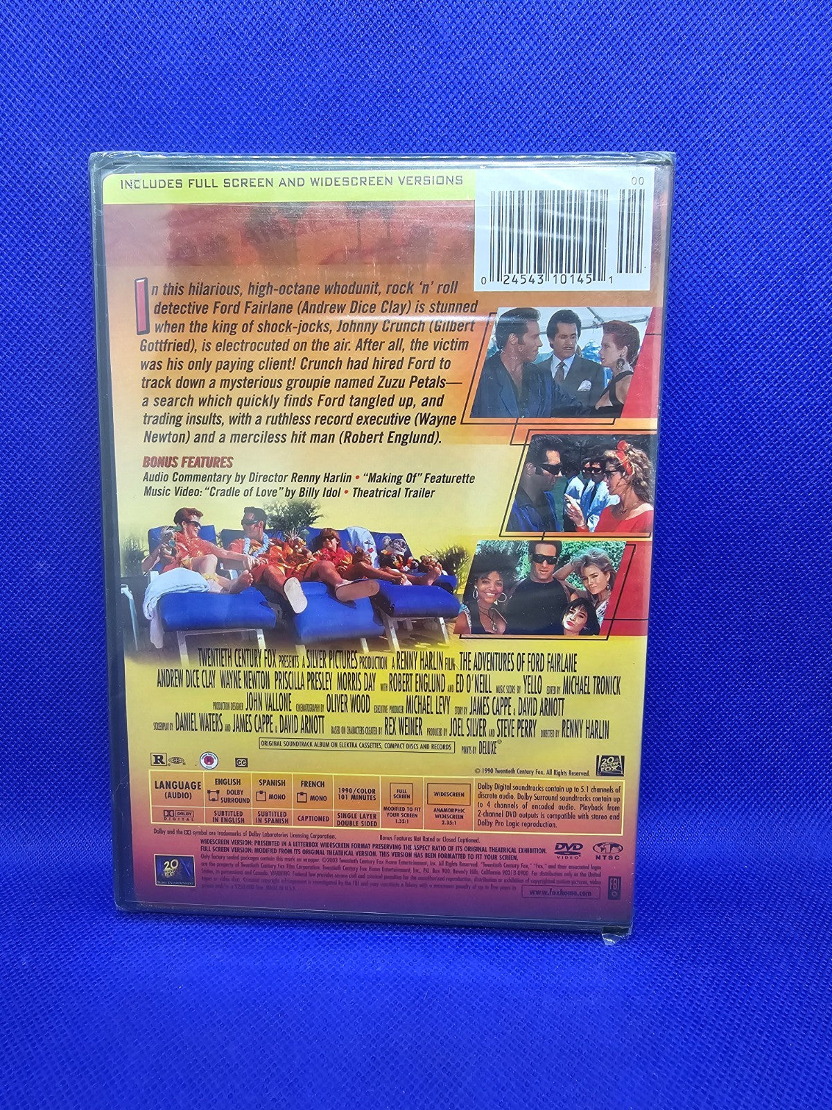 The Adventures Of Ford Fairlane – DVD Import US Zone 1 – Andrew Dice Clay – Neuf1