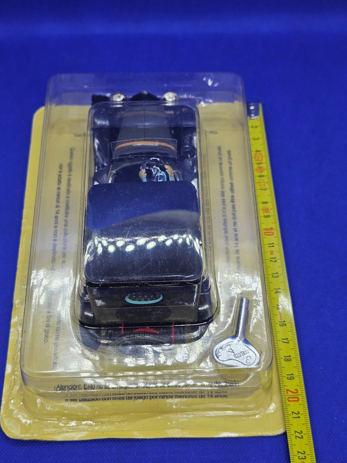Voiture Ancienne Chauffeur Paya Reproduction Vintage Wind-Up Tin Toy Limousine J3