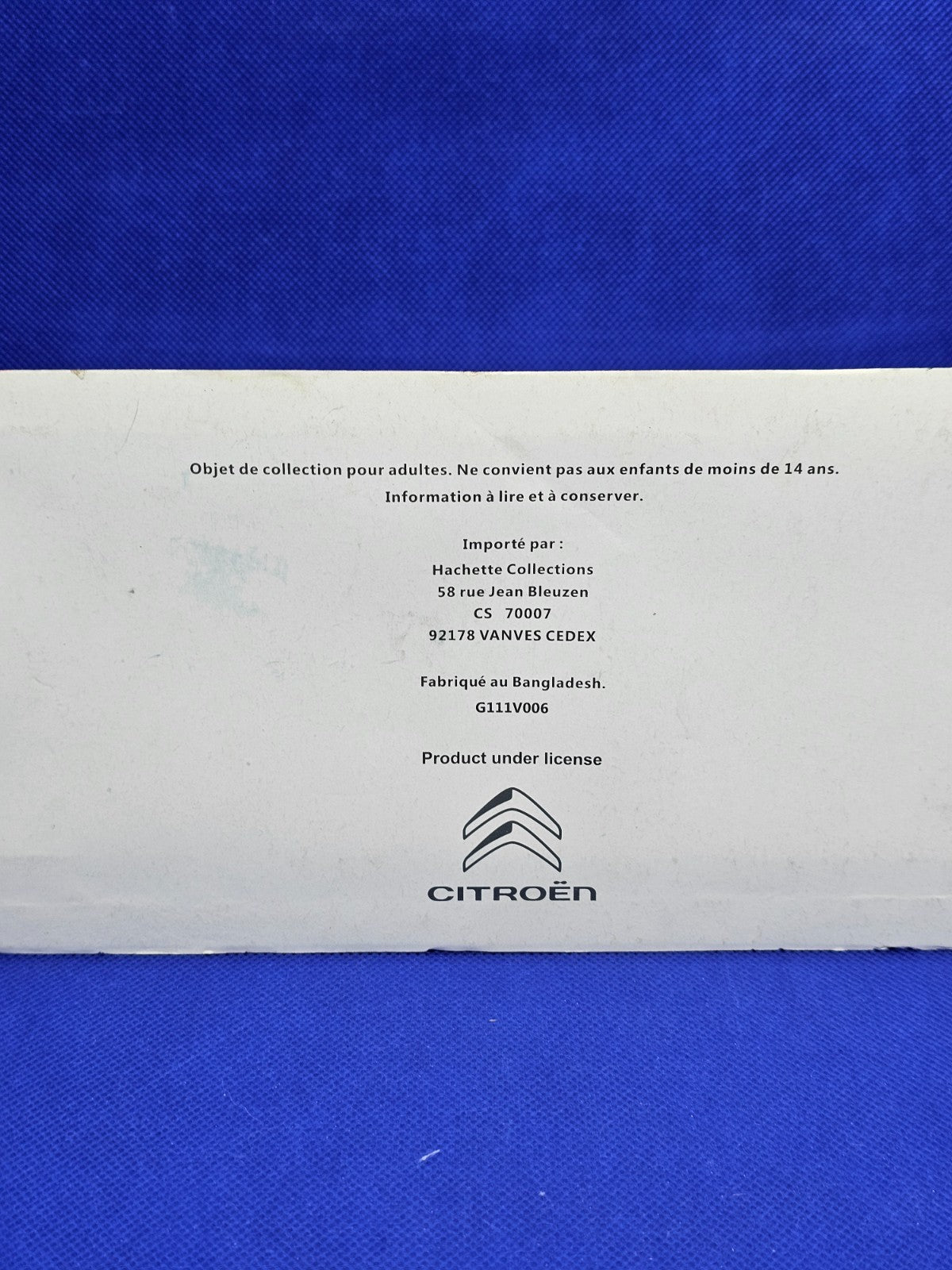 Citroën Mehari 4x4 124 Hachette Collections Miniature Sous Blister3