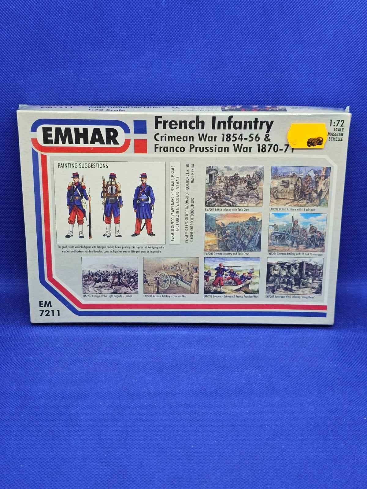 EMHAR 7211 French Infantry Infanterie Française Guerre de Crimée 172 scellée