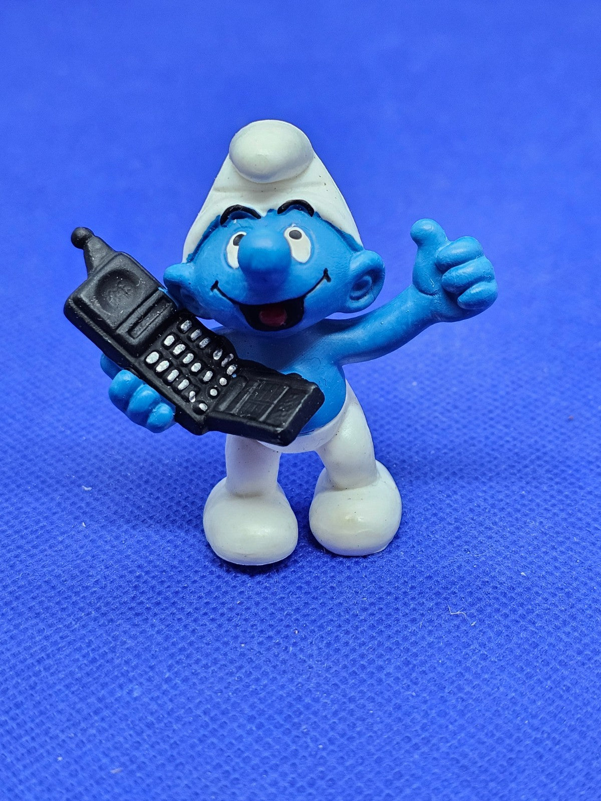 Schtroumpf Téléphone Portable 20438 Les Schtroumpfs Schleich Peyo 1995 Vintage3