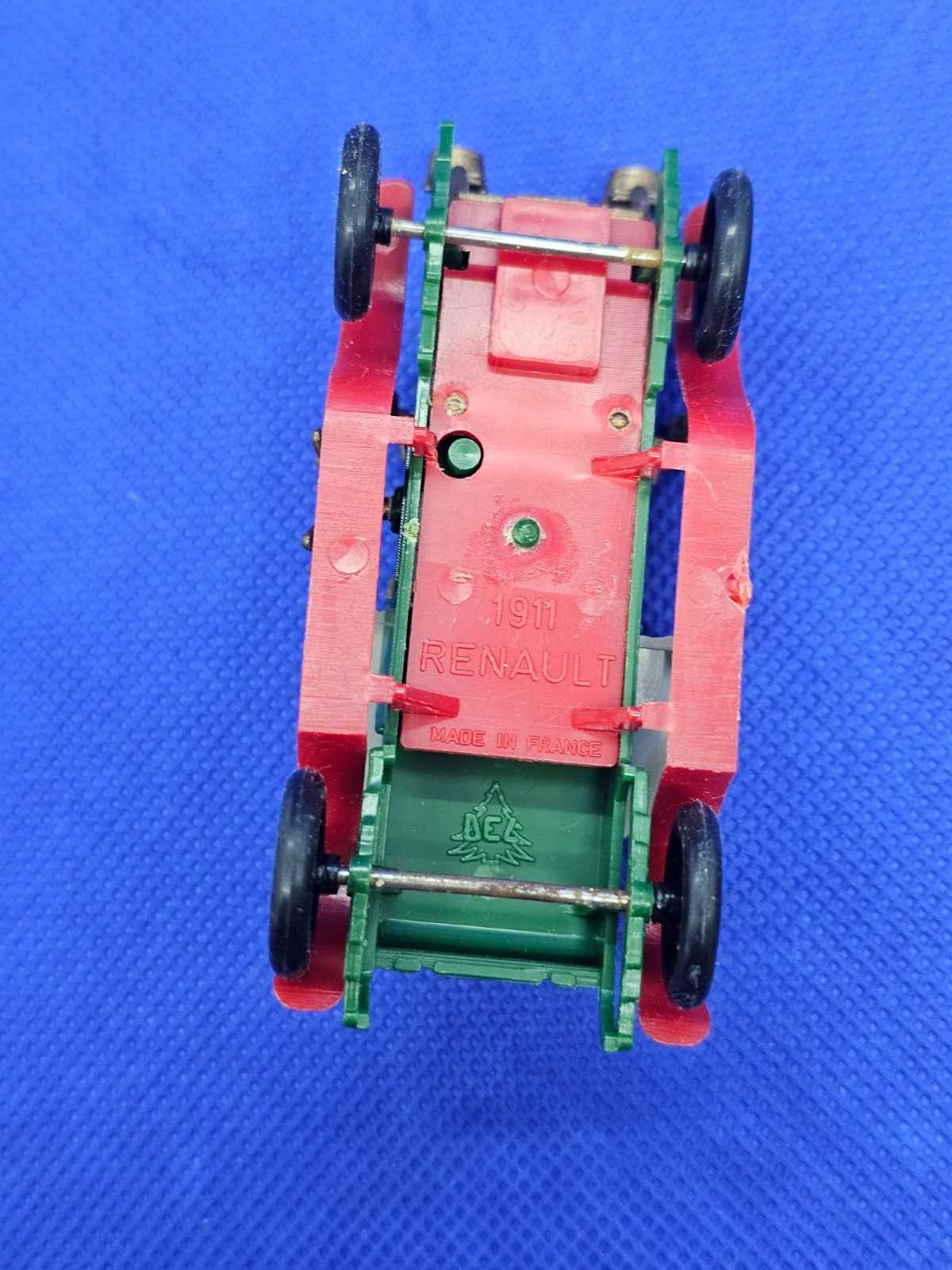 Renault 1911 Prior DEL voiture miniature publicitaire plastique France 7,5 cm