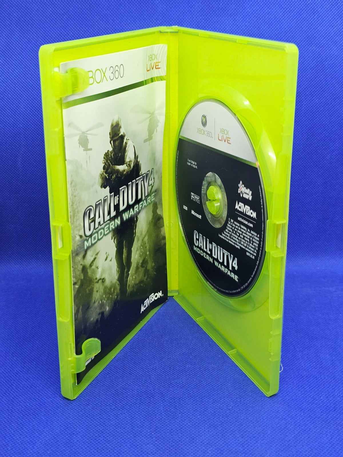 Call of Duty 4 Modern Warfare Xbox 360 PAL Français Activision 2007 complet