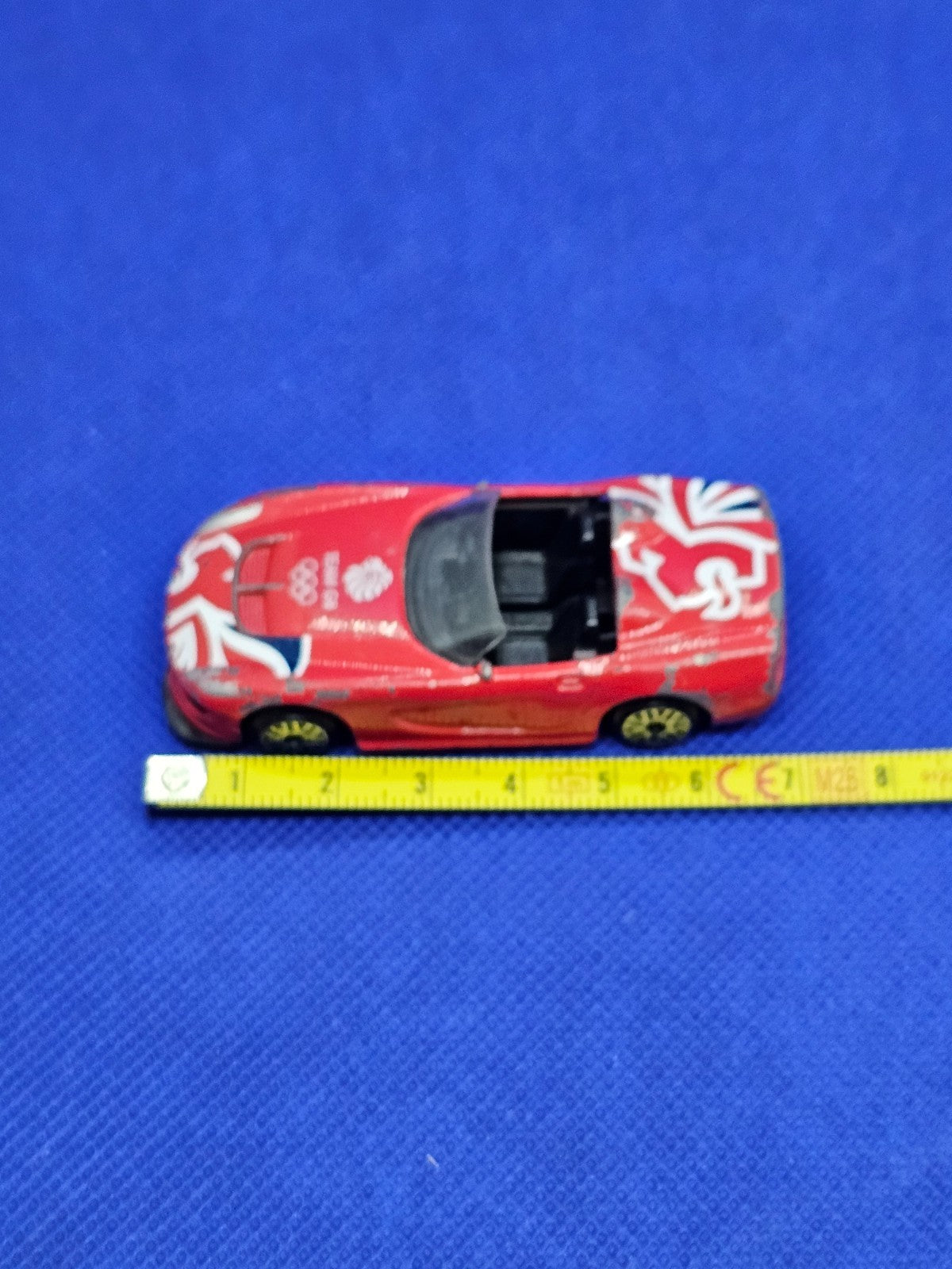 Dodge Viper Team GB Corgi Londres 2012 JO miniature 164 rouge 20093