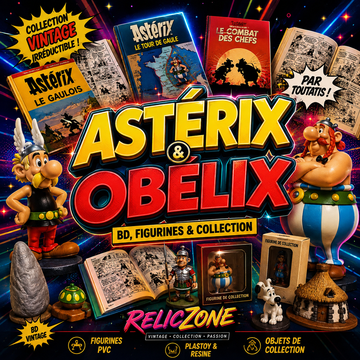 Astérix & Obélix – Figurines PVC & BD