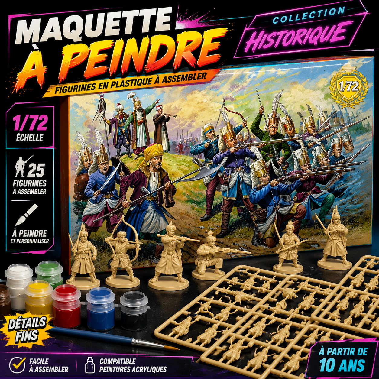 Maquettes à peindre