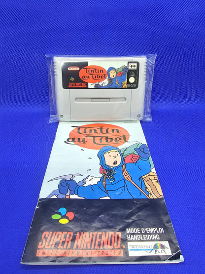 Tintin au Tibet Super Nintendo SNES PAL FAH Cartouche Officielle Infogrames
