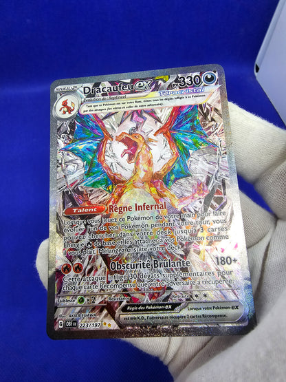 Dracaufeu ex 223/197 SIR Flammes Obsidiennes Pokémon FR Alt Secret