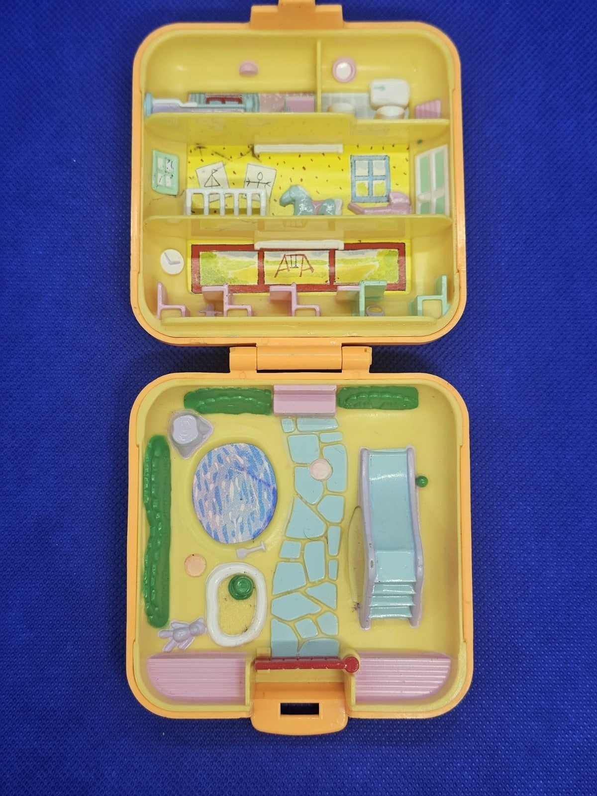 Polly Pocket Midge's Play School Bluebird 1989 Coffret Vintage École0