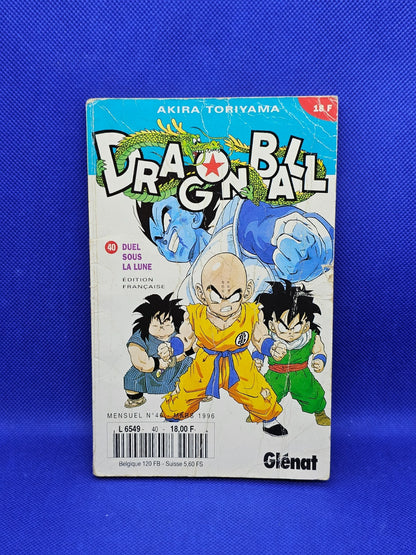 Dragon Ball Mensuel 40 Duel Sous La Lune Glénat Mars 19960