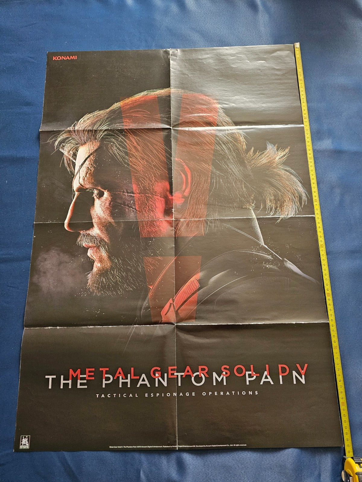 Poster Recto Verso Halo 5 Guardians Metal Gear Solid V Konami Microsoft 60x87cm3