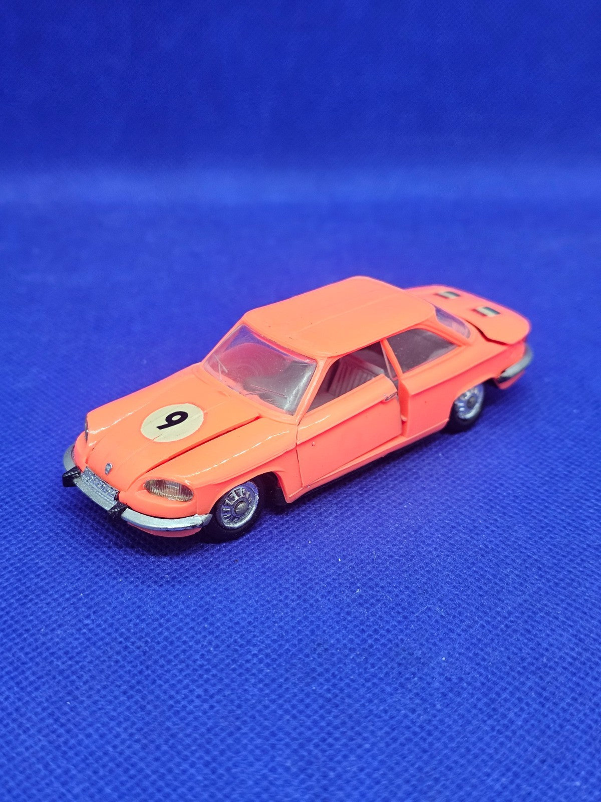 Panhard 24 BT Course Norev n°85 Orange France Vintage 143 10 cm0