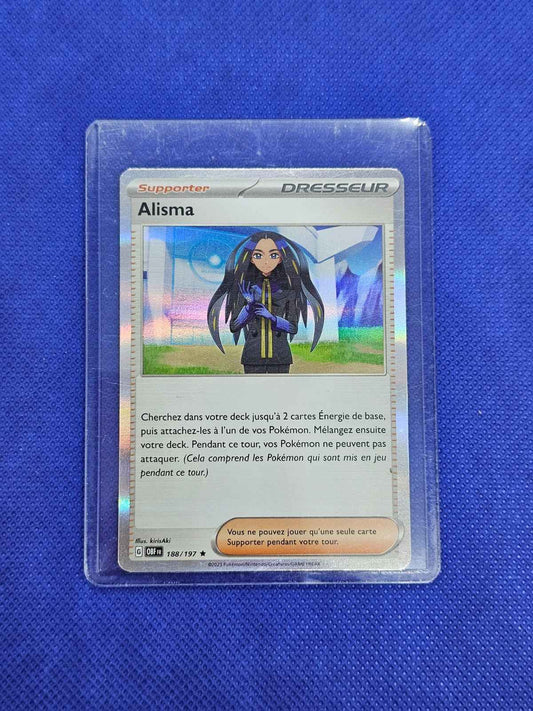 Alisma 188197 Pokémon Flammes Obsidiennes 2023 Holo Dresseur FR