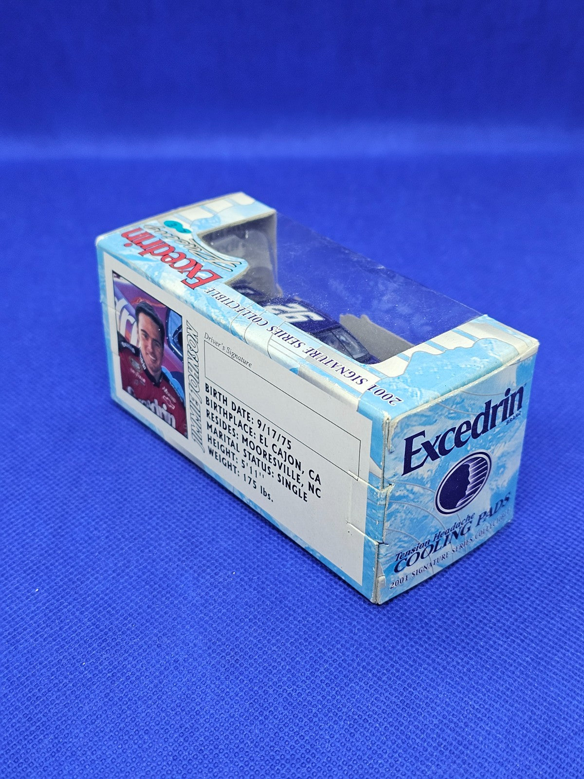 Jimmy Johnson #92 Excedrin Racing, NASCAR, Racing Champions, 2001, 1641